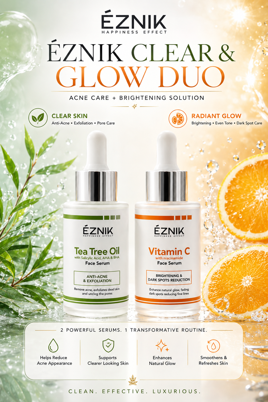 ÉZNIK Clear & Glow Duo