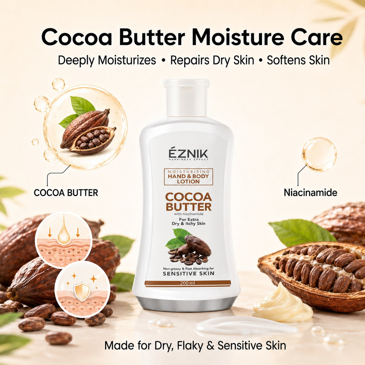 ÉZNIK Hand Lotion Cocoa Butter